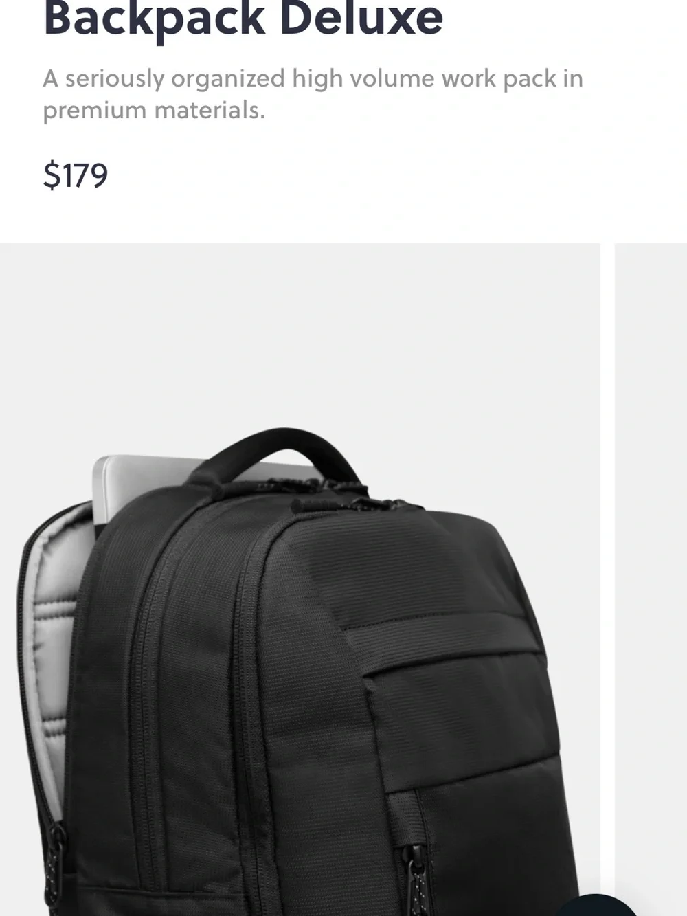 Timbuk2 Authority Laptop Backpack Deluxe - new in packaging